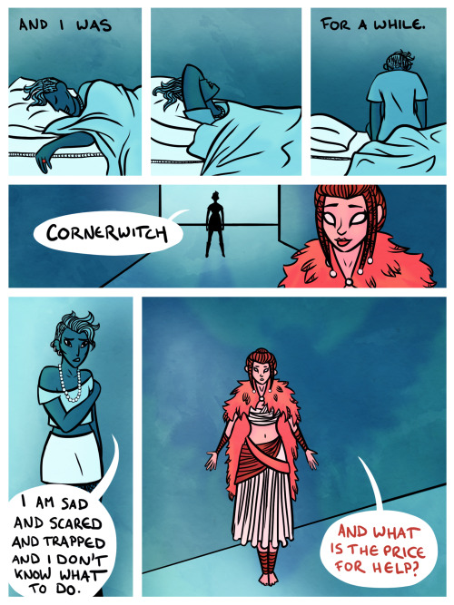 charminglyantiquated:a short comic about witches and wishes and wanting things.