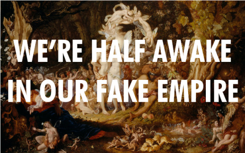 “Fake Empire” by The National // The Reconciliation of Titania and Oberon by Joseph Noel