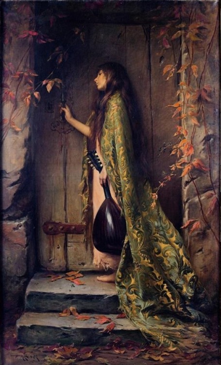 oldpaintings:La Petite Cigale, 1901 by Albert Joseph Pénot  (French, 1862–1930)