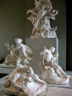 hadrian6:  The Louvre Statuettes.   Richelieu Wing. Louvre Paris.   http://hadrian6.tumblr.com