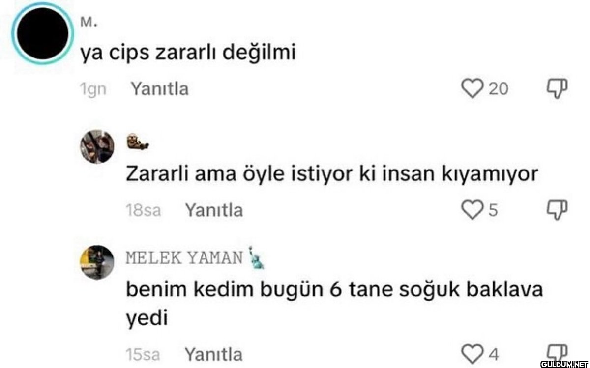 M. ya cips zararlı değilmi...