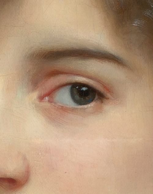 greuze - William Adolphe Bouguereau, Portrait of Gabrielle Cot...