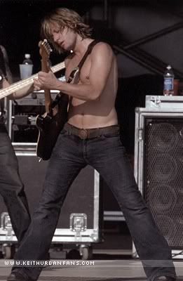 countrymusic-nascar-believethat:  Shirtless Keith!