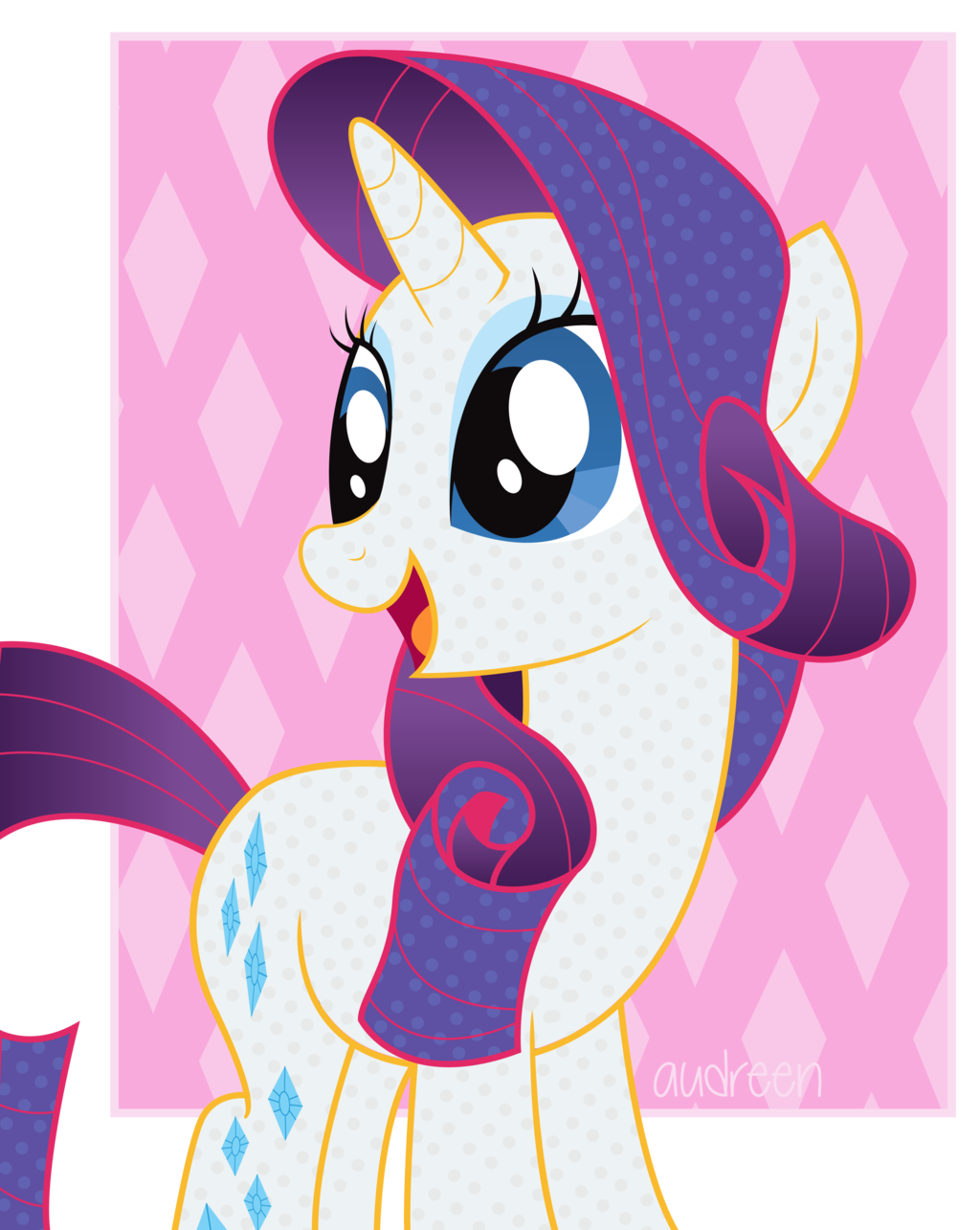 dress-horse:  Rarity! by mavdpie  