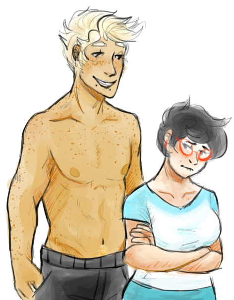 dirkcrocker:  When your best friends are hot.And you’re like. Short. So you’re basically forced to look at them.Definitely not your fault. Nope. 
