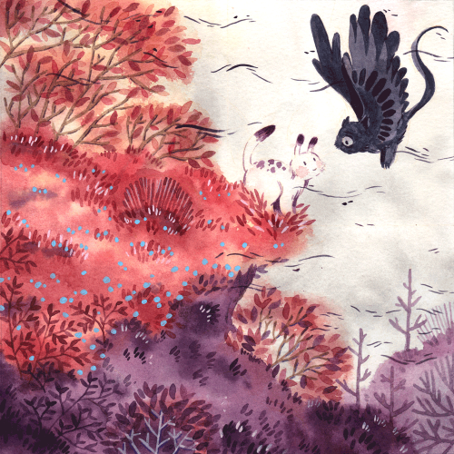 idiacanthidae: laurenwilmshurst: I’m over the moon to share this piece I did for my friend Kae