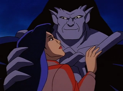 romancemedia: Goliath and Elisa in Gargoyles: Season 3