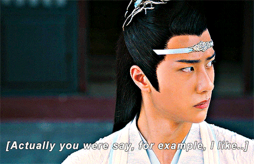 Lan Wangji And Two Of The Things He Loves The Most In The World: Wei Ying And Rabbits