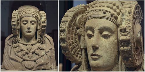 Dama de Elche / Lady of ElcheCeltIberian Limestone Sculpture created c. 426–376 BCEDiscovered 