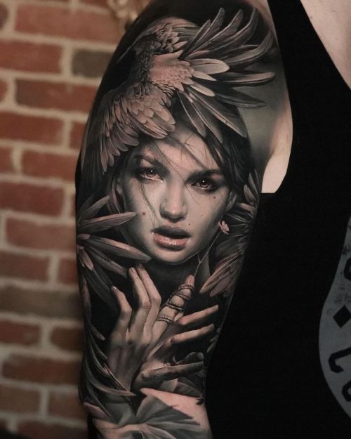 Amazing wings sleeve women by Thomas Carli Jarlier @thomascarlijarlier !