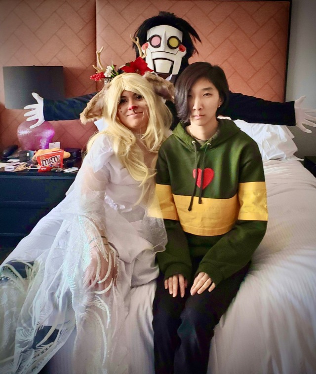 A bunch of our Deltarune photos, from Anime Boston 2023!