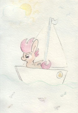 slightlyshade:Sailing little pony. Look at