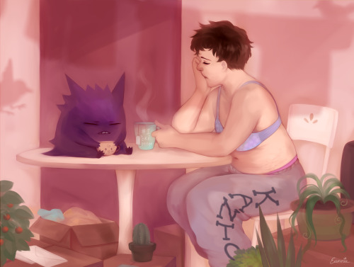 ursulavernon:eunnieboo:so apparently gengar is like 5 feet tall but at this point i am just done omg