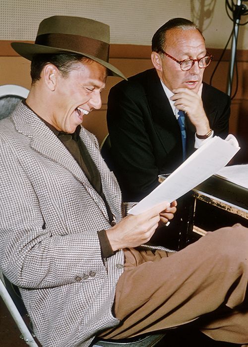foreverfranksinatra:  Frank and Jack Benny. 