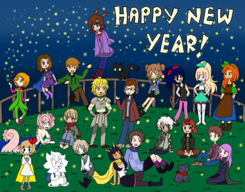 blackcrystalsrpg: Hey everyone! Its a few days early but the New Year is upon us!! Happy New Year!!!