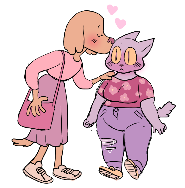 rebekkadraws:  first girlfriend 