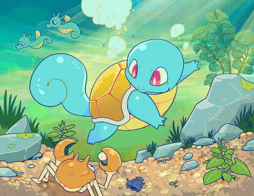 pegushi:Kanto Starters