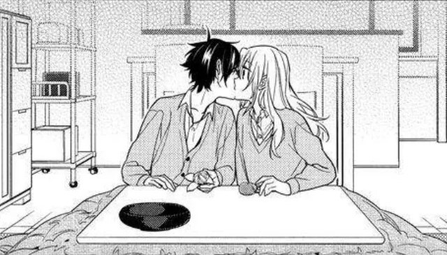 Miyamura and hori first kiss