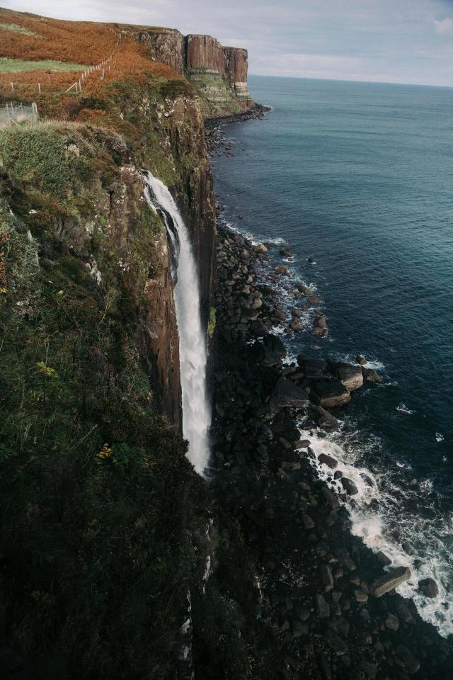 (by Colin + Meg) #vertical#landscape#x#a#watsf #curators on tumblr  #Colin + Meg #water#waterfall#cliff#ocean#shore#rocks#colinandmeg