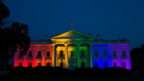 Porn The White House tonight. photos