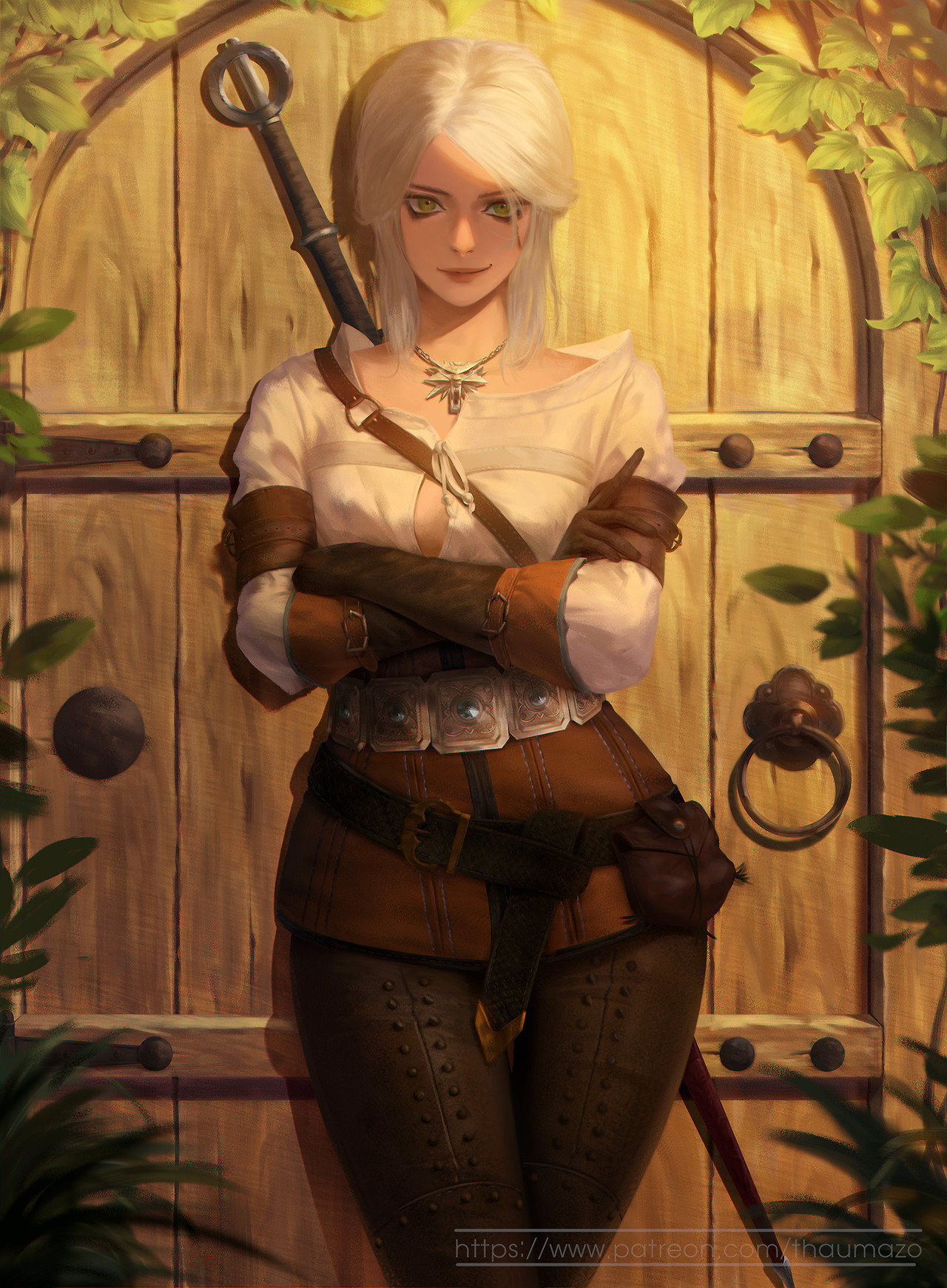 thisisforthepixels:  Best Ciri sketch ever… art by thaumazo 이승윤 _