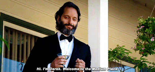 theleiaskywalker:Jason Mantzoukas as Derek in The Good Place “Chidi Sees the Time-Knife"
