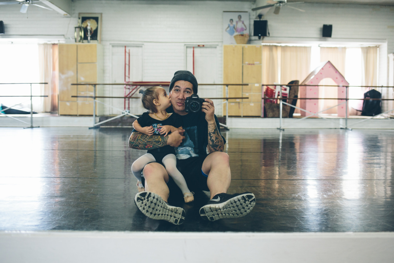 kidsraisingkids:  Our first dad and daughter ballet class was today :) 