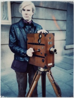 Soundsof71:  Andy Warhol, Self-Portrait With Movie Camera, 1971, From The Collection