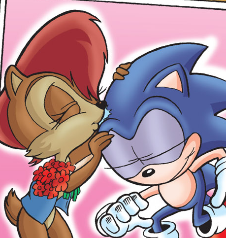 Clearance Sonic the Hedgehog & Sally Acorn archie Kiss -  Israel