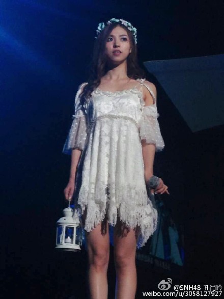 snhtheater: Kong Xiaoyin 2015-02-01 Do you know how nervous I was today? But it’s great that y