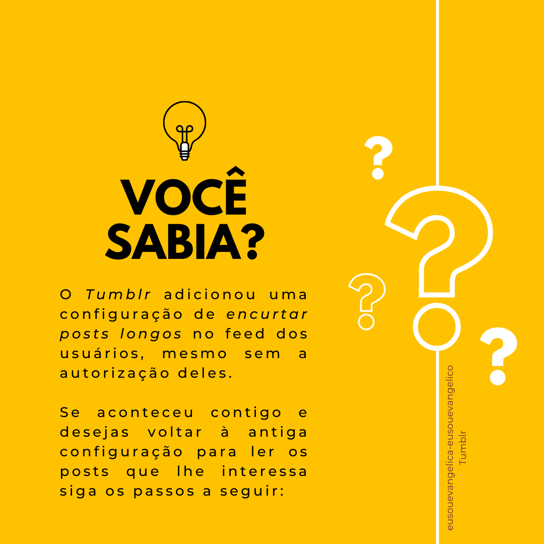 Você sabia ? - Posts