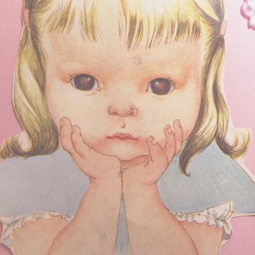 velvetteengirl:My favorite lil demon girl I cut out of a Christian children’s book I found in 