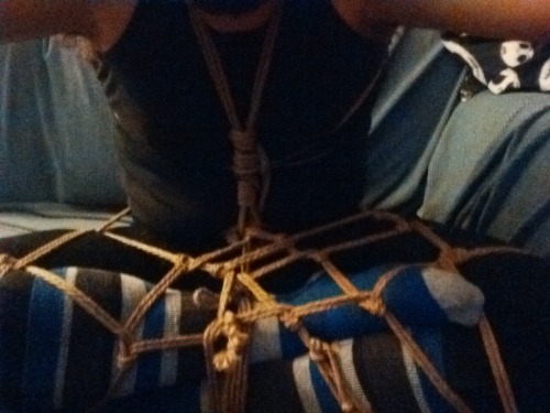 ropeandthings: Shibari Saturday.   Longing for a rope friend. Just rope, cuddles and love. 