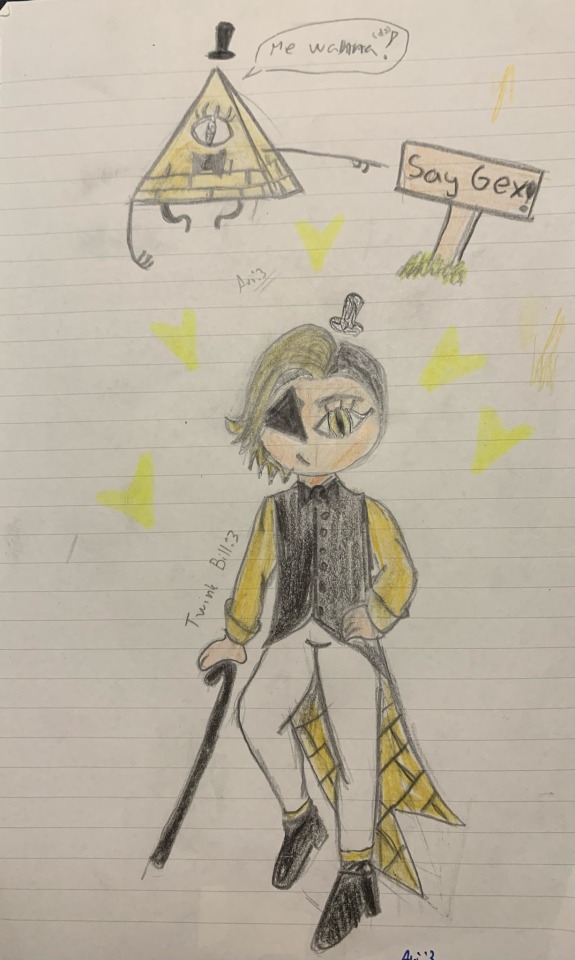 My Own Human Bill Design :3 With The Help Of My Bestie @stupid-mega-pro-max