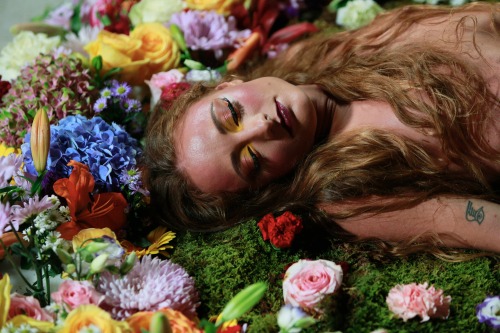 artruby:  Millie Brown, Wilting Point, (2014) performed at Refinery Hotel in association with V Magazine. 