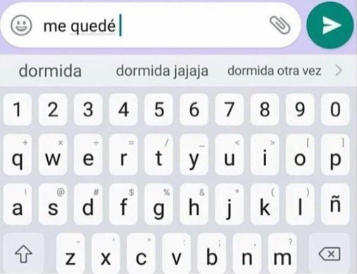 Cuando el auto corrector ya te conoce bien.