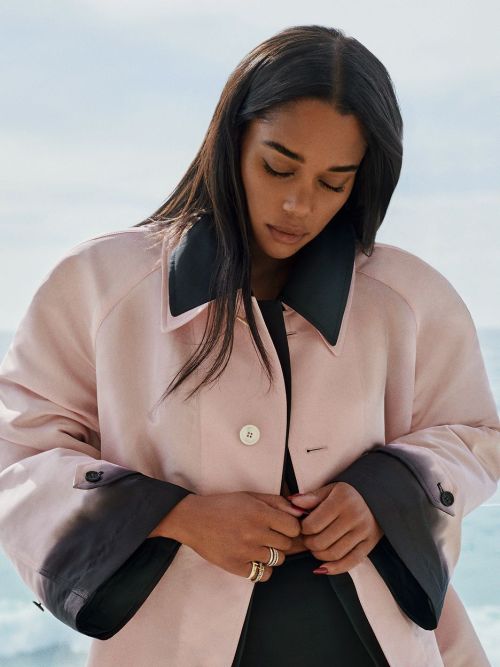 fylauraharrier:Laura Harrier with FARFETCH for March 2021