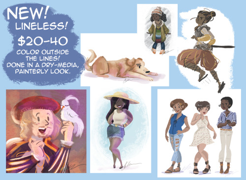 Digital still image commissions are OPEN!(Animated &amp; traditional commissions closed)I will n