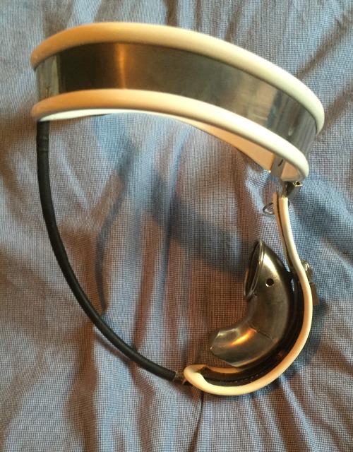 torturesadist:Now this is a collection of chastity devices. A few more small steel cock cages would really make this a great collection.