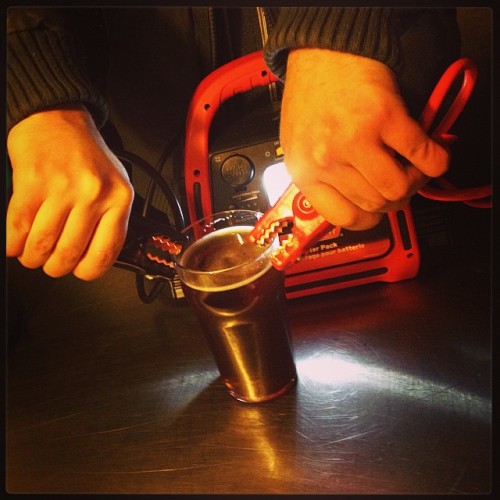First we offered the #ottawavalleydimple now serving the #electroPINT ha TONIGHT!! THE BRAT ATTAK re