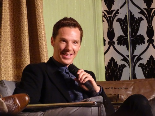rox712:First set of pictures from Benedict at Sherlocked. More tomorrow, now I need to sleeeeep!
