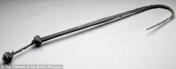 house-of-thought:  Viking Magic Wand For decades the experts at the British Museum believed that this item, discovered at a woman’s grave from Norway was just a hook used in fishing. However, new research suggests that it was her ‘magic wand’ and