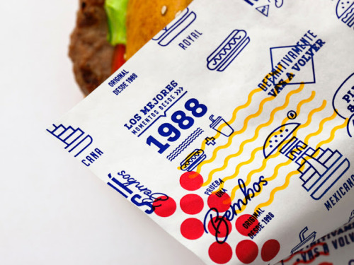 Cheerful fast food identity by Infinito Consultores