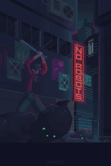 cyberpunk by Kirokaze pixel