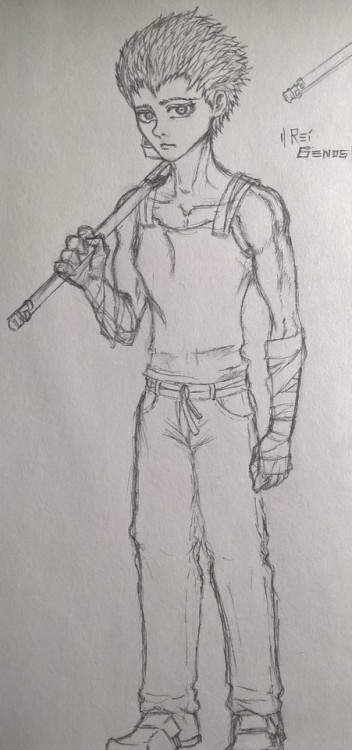 I love to draw this guy.Made with a .5mm mechanical pencil on sketch paper.