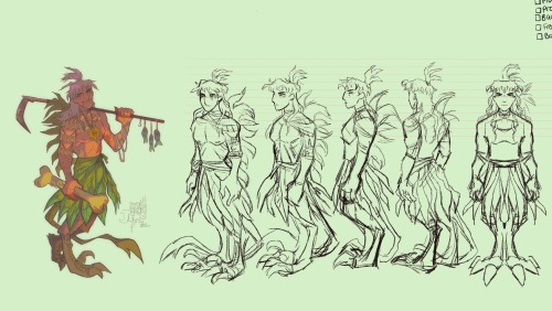 Wip Work For Jeno, My Raptor Necromancer Story In The Mediterranean Islands