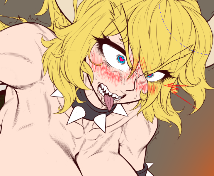plasmidhentai:streaming bowsette again, in five minutes or so whenever my tea is