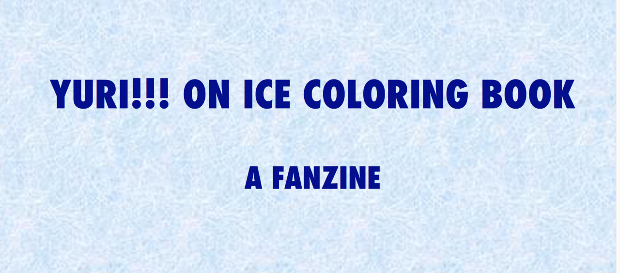 Download Yuri On Ice Coloring Book