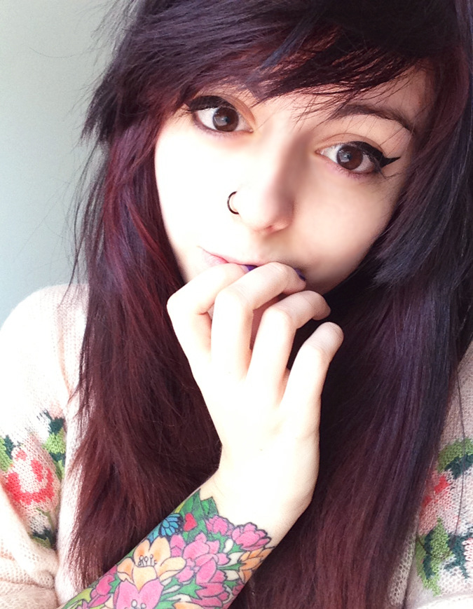 flowerfoxes:  new hair dont care 
