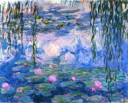 dappledwithshadow:  Water Lilies, Claude Monet, 1919. 
